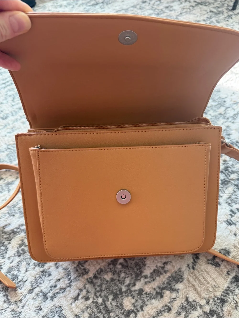 Pixie Mood tan crossbody bag